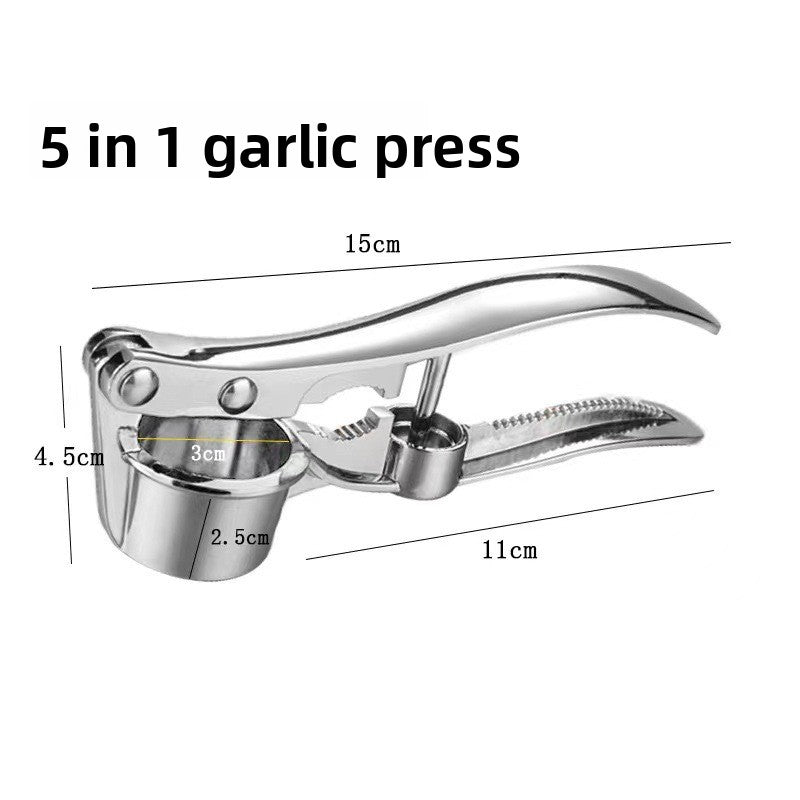 XL Zinc Alloy Manual Garlic Press