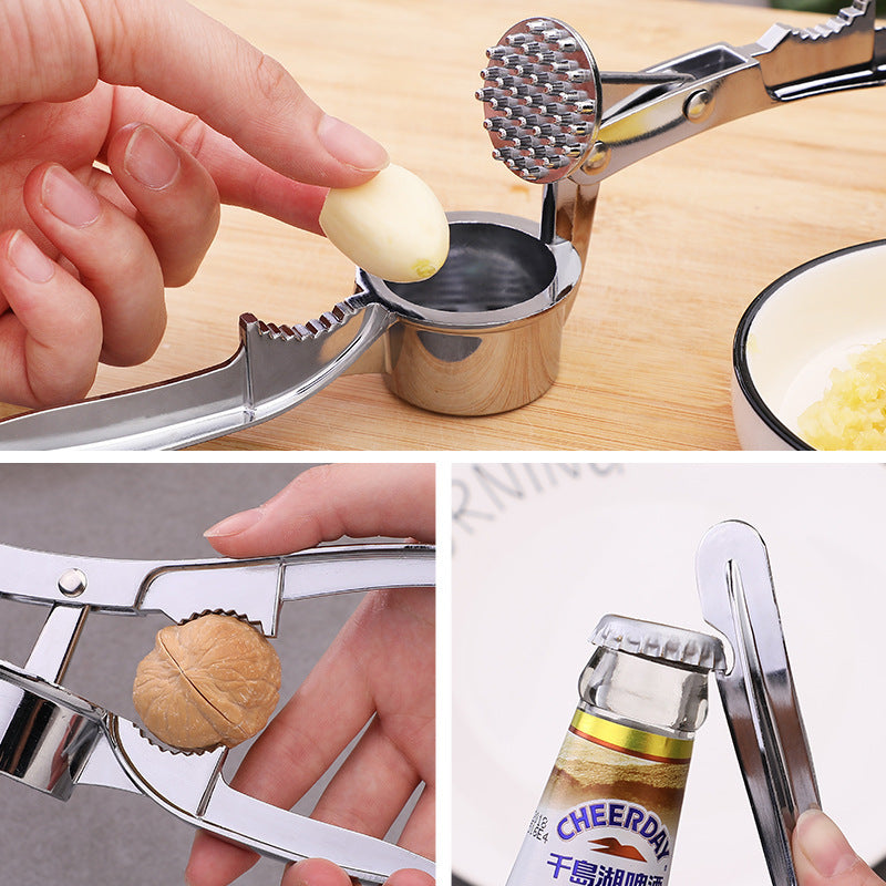 XL Zinc Alloy Manual Garlic Press